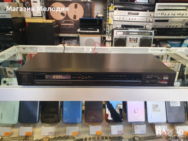 Тунер Technics ST-500 Black В перфектно техническо и много добро визуално състояние., снимка 2 - Декове - 38955315