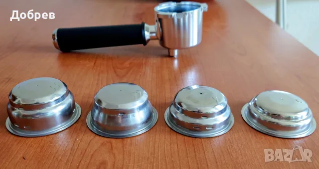 НОВИ: Ръкохватка и различни цедки за DELONGHI модели:DEDICA EC685, EC680, EC890, EC785, EC885 и др.