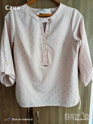 Светло розова блуза , снимка 6 - Корсети, бюстиета, топове - 50728782