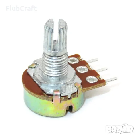 10K Ohm 3Pin 15mm Потенциометър WH148