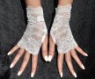 Дантелени булчински ръкавици без пръсти, снимка 14
