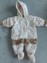 Бебешки зимен гащеризон космонавт за момиченце размер 0-3 - 4 месеца
