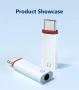 Нов преходник от USB Type-C към 3.5 мм стерео жак адаптер за слушалки аудио конвертор за iPhone 15, снимка 16