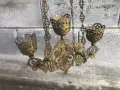 старо възрожденско, тройно кандило, снимка 12