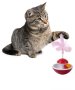 Въртяща се играчка за котка с топка и перо 10,5x17 см, снимка 2