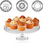Muldale стъклена поставка за торта - 28 см, снимка 7