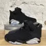 !НОВИ! Air Jordan 6 Retro | Black/Chrome | + КУТИЯ, снимка 2