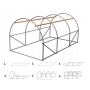 Компактна оранжерия - професионална защита и идеални условия за вашите култури - 3 х 2 х 2м, снимка 10