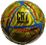 Футболна Топка Роналдо Cr7 RONALDO код 3 Профeсионална Цвят Златна, снимка 1 - Футбол - 44633475