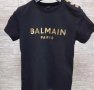 Черна тениска Balmain код Br241, снимка 1 - Тениски - 37809063