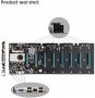 Mining Motherboard BTC-S37 Pro / майнинг дънна платка / в комплект с процесор, за 8 видеокарти, снимка 9