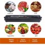 Машина за вакyумиране и запечатване на храни + 10 плика Vacuum Sealer , снимка 2