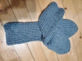 Ръчно плетени мъжки терлици от вълна, размер 47, снимка 6