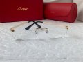 Cartier унисекс прозрачни слънчеви диоптрични рамки очила за компютър, снимка 3