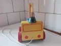 Влакче и метални колички и дървен кран., снимка 3