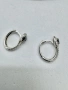 Сребърни обеци с цирконий, снимка 8