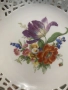 Старинна ажурна порцеланова конфетиера / фруктиера на краче – около 1930–1950 г., снимка 3