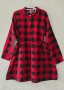Дамска карирана рокля размер ХЛ-2ХЛ , снимка 2