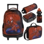 Ученически комплект Spiderman в кутия – 5 части, За момчета, Червен, снимка 1