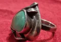 Сребърен пръстен с тюркоаз , снимка 2