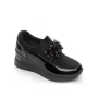 Черни дамски обувки https://alba.bg/, снимка 1 - Дамски ежедневни обувки - 44745071