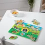 Дървен пъзел Melissa and Doug Домашни животни с дръжки, снимка 6