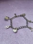 Антикварна сребърна гривна с талисмани , снимка 11