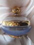 Стъклена купа, бонбониера,позлата, снимка 5