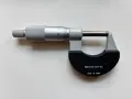 Mitutoyo 102-101-10 микрометър 0-25 mm, 0.01 mm, Made in Japan, снимка 4