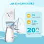 Безшумен преносим аерозол, инхалатор машина за възрастни, USB-C презареждаем преносим аерозол, снимка 3