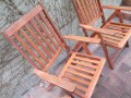 Скандинавски стол, тиково дърво, мacив ,4бр.,столове, снимка 5