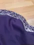 Официална рокля в лилаво с пайети и камъни, снимка 3