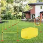 Комплект за аджилити за кучета Pawhut с 4 препятствия, снимка 3