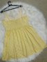 Слънчева рокличка на бели и жълти квадратчета с тънки презрамки ХЛ/2ХЛ размер, снимка 3