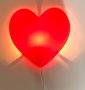Стенна лампа сърце - червено - Икеа
