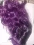 Лилава вълниста перука с бритон, снимка 7