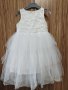 Много красива рокля за малка дама 128-134см. , за сватба , кръщене и др., снимка 1
