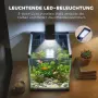 PawHut Комплект за Аквариум 36L Нано Аквариум с LED Осветление, снимка 3