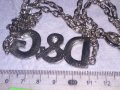 D&G ЕФЕКТНО ФЕШЪН АРТ КОЛИЕ - БЛАГОРОДНА СТОМАНА с БЯЛА ПОЗЛАТА и БЛЕСТЯЩИ ФАСЕТИРАНИ КРИСТАЛИ 70891, снимка 11