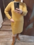 Рокля цвят горчица Л-ХЛ, снимка 9