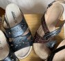 ПРОМО Чехли, сандали със стелки естествена кожа, почти нови, снимка 1 - Дамски ежедневни обувки - 41261515