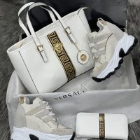Дамска чанта портфейл и кецове Versace код 140, снимка 1 - Дамски ежедневни обувки - 34543205