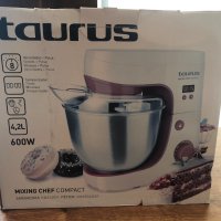 Миксер с купа Taurus Mixing Chef Compact, 600W, 8 скорости, снимка 4 - Друга електроника - 41330454