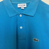 LACOSTE мъжка тениска с яка, снимка 2 - Тениски - 44351641