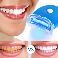 Апарат за избелване на зъби UV лампа 3D White, LED, бяла светлина, снимка 3 - Козметика за лице - 35740561