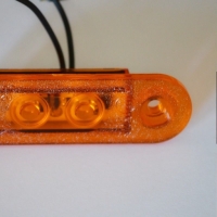 1 бр. LED ЛЕД габарити флаш с 2 SMD диода за ролбар оранжев , Полша, снимка 2 - Аксесоари и консумативи - 36076647