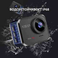 Мини спортна камера VIRAN V8 – 4K/60fps с WIFI водоустойчива до 5 метра /SPK061/, снимка 2 - Камери - 44513212