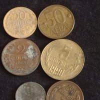 Лот монети 6 броя България стари редки за КОЛЕКЦИЯ ДЕКОРАЦИЯ 25296, снимка 1 - Нумизматика и бонистика - 44365749