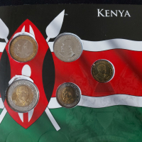 Кения 1997-2005 - Комплектен сет , 5 монети, снимка 2 - Нумизматика и бонистика - 44511301