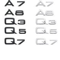 Емблема За Задния Багажник За:Audi A3;A4;A5;A6;A7;A8;Q3;Q5;Q7, снимка 5 - Аксесоари и консумативи - 44244408